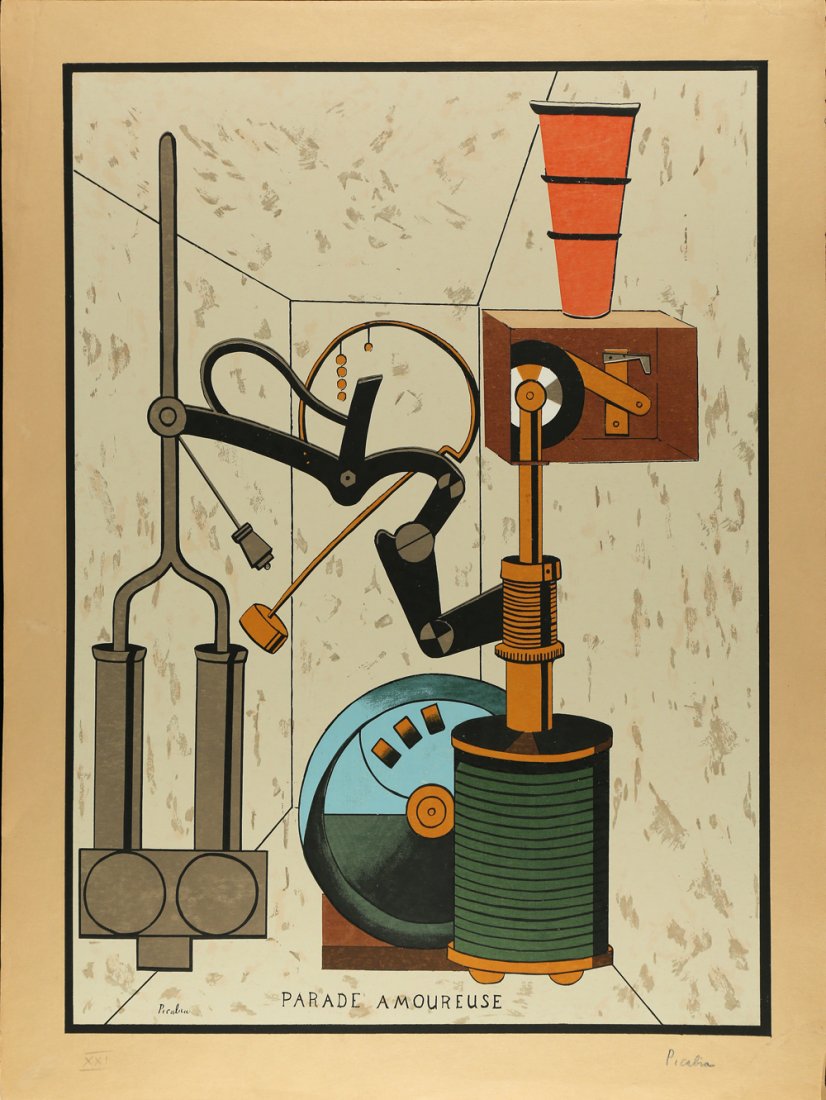 FRANCIS PICABIA FRENCH 1879-1953: Parade Amoureuse, lithograph,signed in pencil lower right, 26 1/4 x 19 1/2 in (66.7 x 49.5cm) , Edition XX1(21)