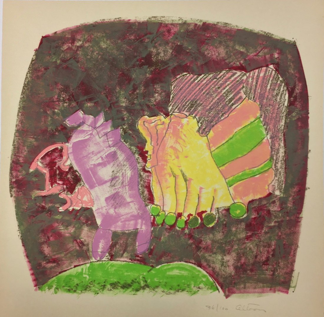 JOHN ALTOON AMERICAN 1925-1969: About Women Portfolio, Lithograph , 19 x 19 in (48.3 cm x 48.3 cm) , Pencil signed lower right, blind stamp lower right, ED 36/100.