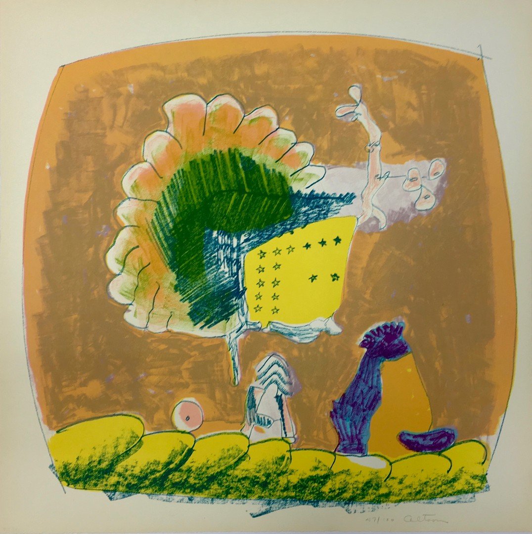 JOHN ALTOON AMERICAN 1925-1969: About Women Portfolio, Lithograph , 19 x 19 in (48.3 cm x 48.3 cm) , Pencil signed lower right, blind stamp lower left, ED 57/100