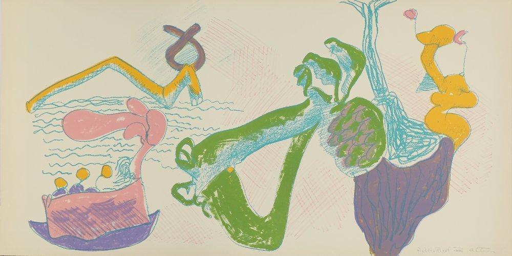 JOHN ALTOON AMERICAN 1925-1969: About Women Series, lithograph, 38 x19 in (96.5 x 48.2 cm), pencil signed lower right, ED 81/100