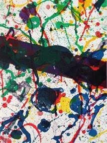 SAM FRANCIS AMERICAN 1947-2005: Untitled (SF. 317), 1986, (from Poems by Michel Waldberg), Original lithograph in colors on BFK Rives paper, 29 ½ x 22 inches (75 x 56 cm), An unsigned proof outside of the edition as issued
