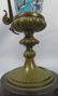 Pair French Bronze Mounted Longwy Faience Mantle Ewers - 4