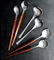 3 Mid-Century Modern Stainless Steel Salad Serving Sets