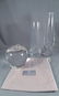 Steuben Glass Teardrop Bud Vase & Apple Paperweight