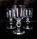 (9) Rare Steuben #7925 White Red Wine Sherbet Glasses - 4