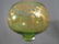 c.1910 French Green Gold Encrusted Wine Hock Glass - 3