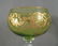 c.1910 French Green Gold Encrusted Wine Hock Glass - 5