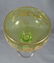 c.1910 French Green Gold Encrusted Wine Hock Glass - 9