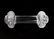 Lot of Crystal Knife Rests Including Waterford Lalique - 8