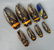 Lot (8) French Faience Cicada Locust Insect Wallpockets - 2