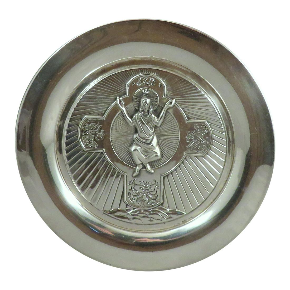Joseph DiLorenzo Sterling Silver Easter 1974 Plate (1 of 4)