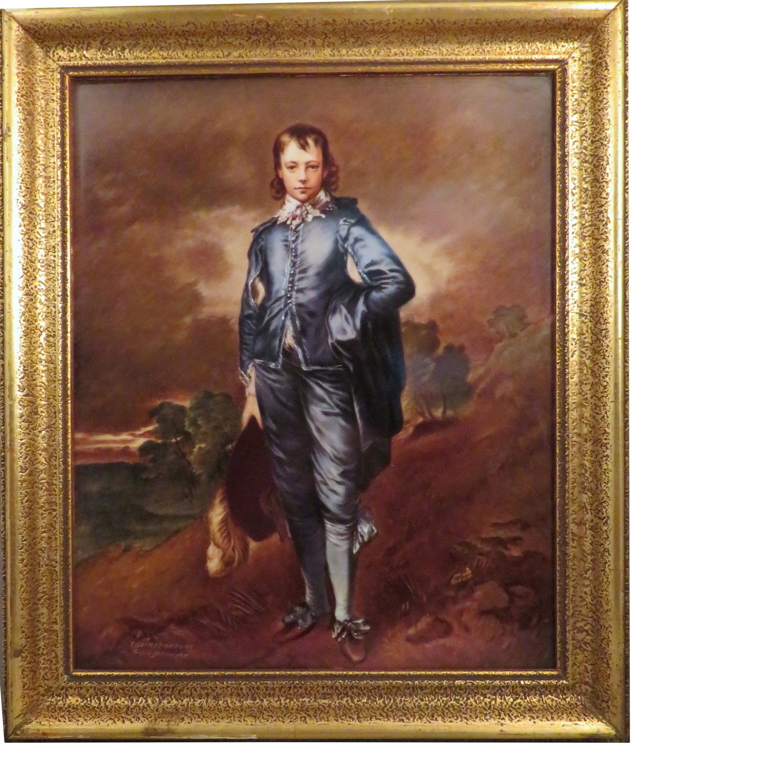 Rosenthal Porcelain Plaque The Boy Blue T. Gainsborough (1 of 7)