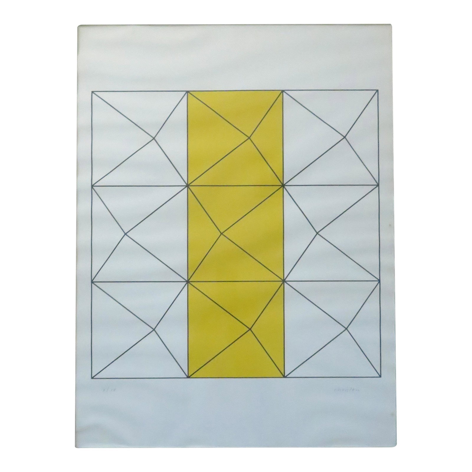 Original Andreas Christen Geometric Prototype Serigraph (1 of 5)