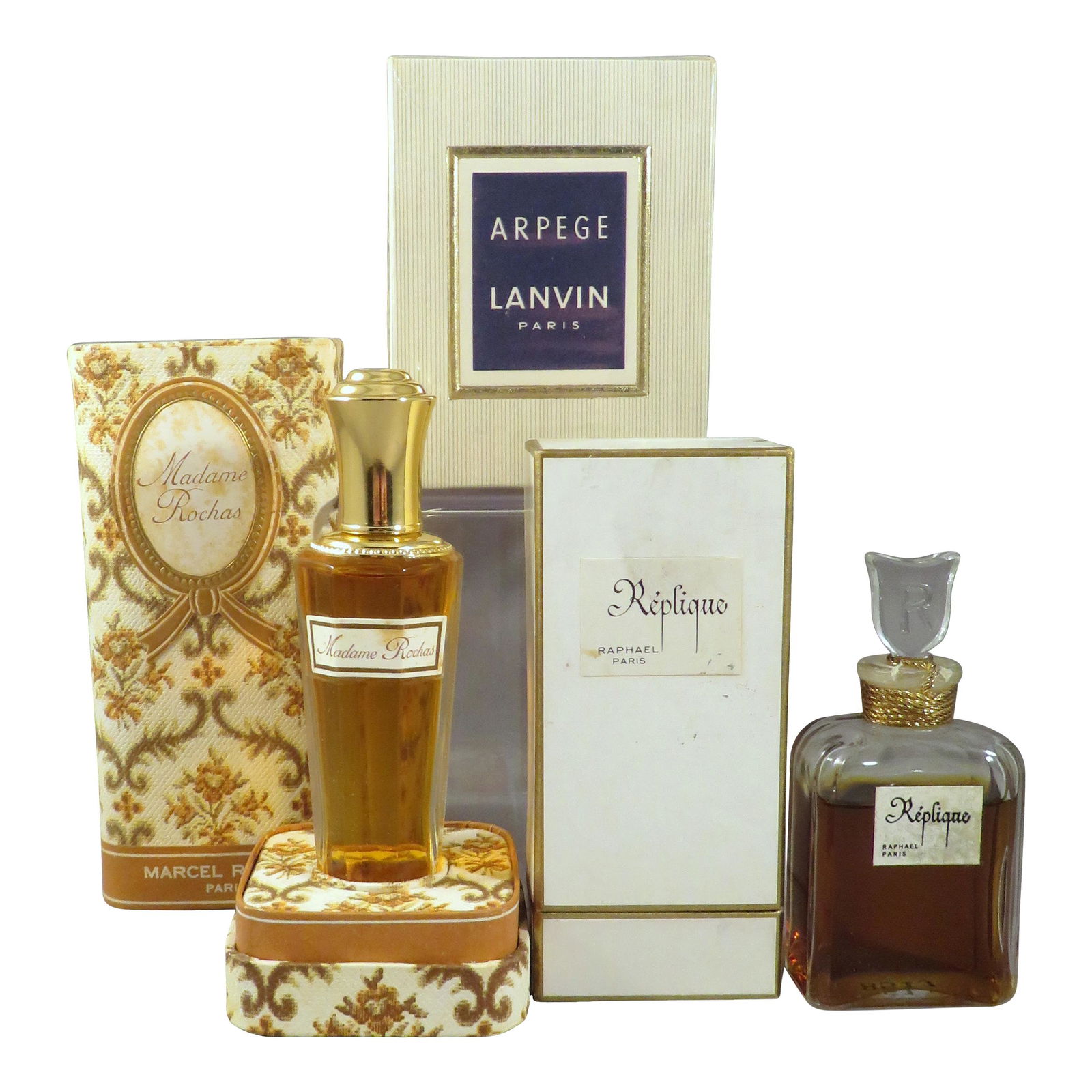 Sealed Madame Rochas, Replique & Arpege Perfume Bottles (1 of 15)