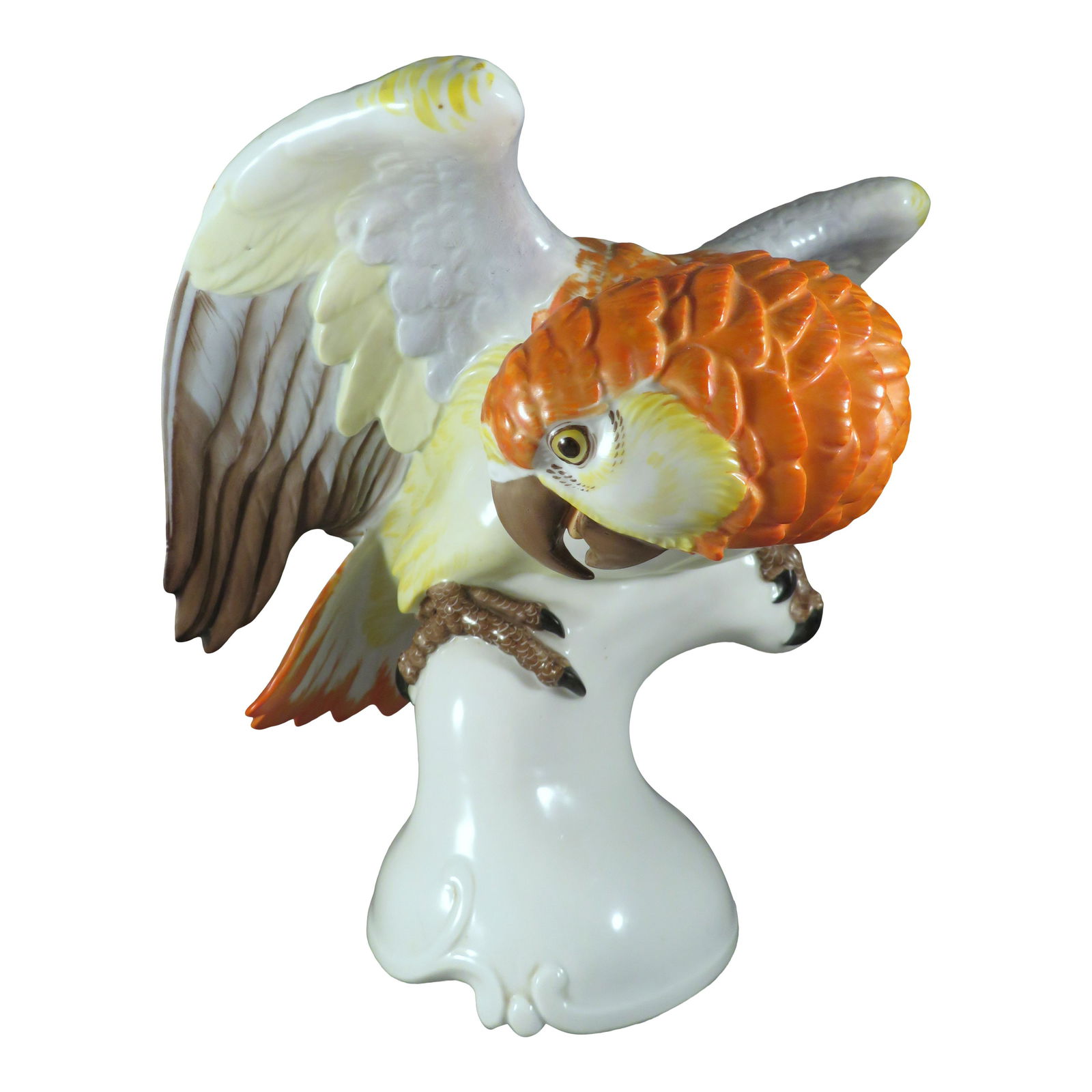 Theodor Karner for Rosenthal Porcelain Parrot c1935 (1 of 12)