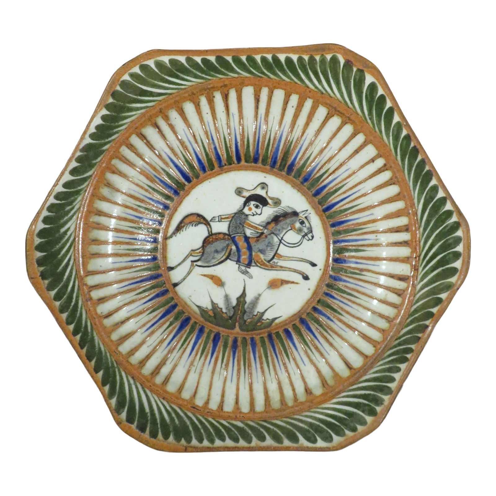 Exceptional 13 1/4" Jorge Wilmot Tonala Pottery Charger (1 of 7)