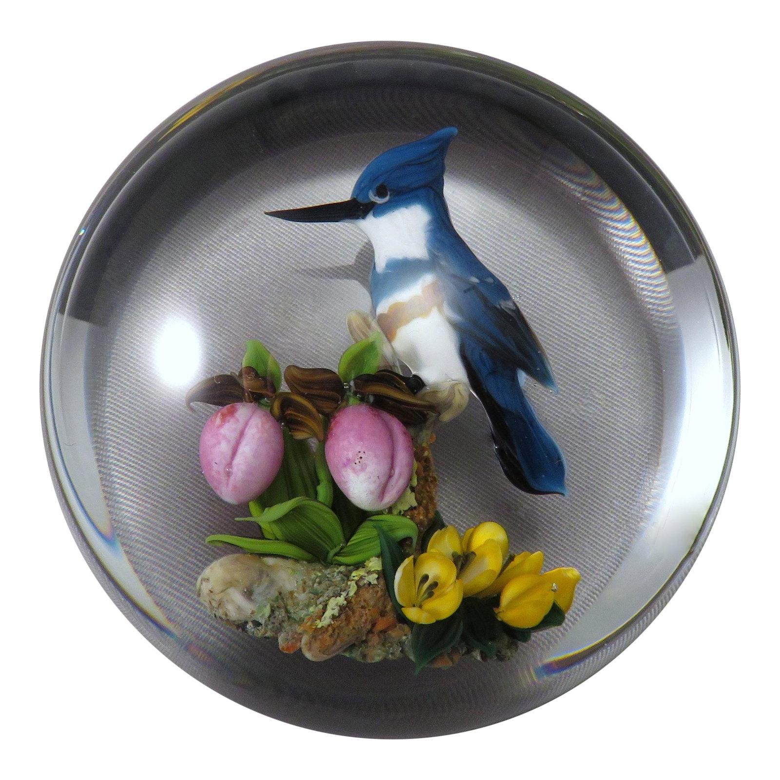 1989 Ltd Edition Rick Ayotte Kingfisher Paperweight (1 of 4)