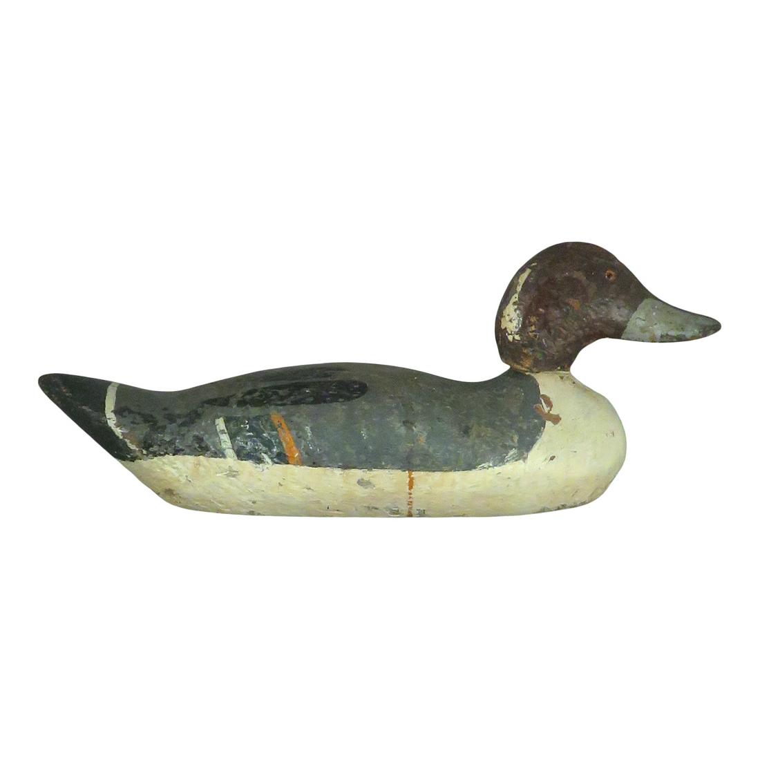 Vintage Carved Wood Duck Decoy c. 1950 (1 of 12)