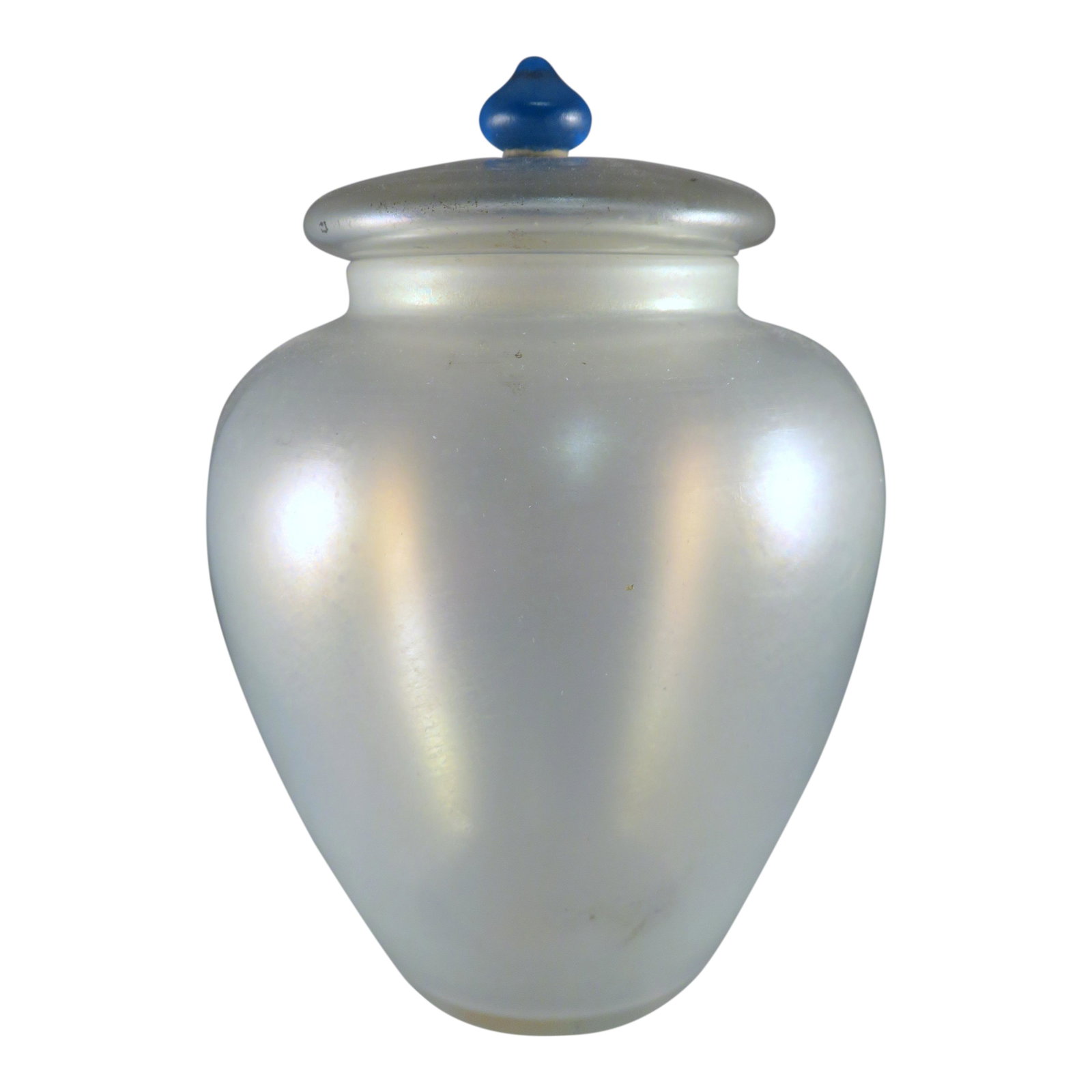 Steuben Verre de Soie Art Glass Covered Vase #2812 (1 of 6)