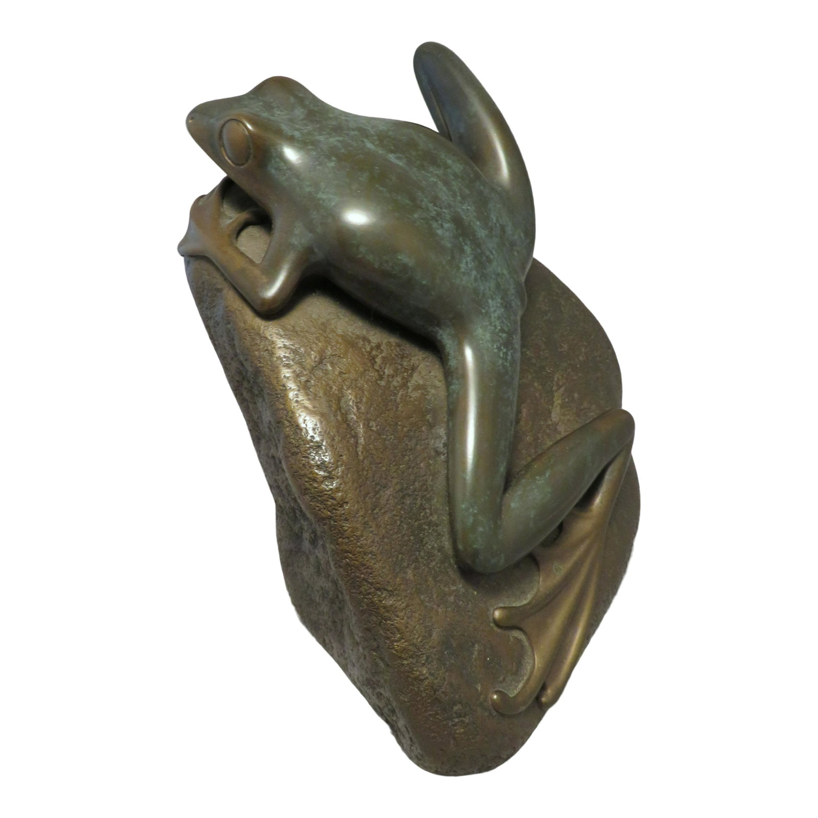 Limited Edition Phil Vanderlei Bronze Frog Sculpture (1 of 8)