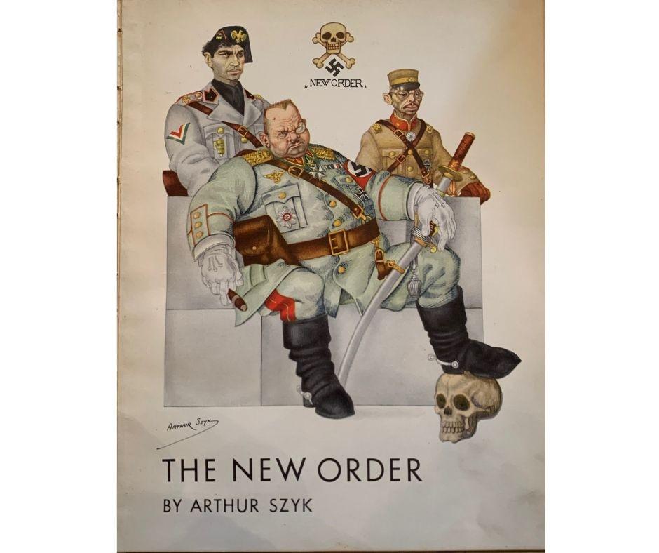 The New Order by Arthur Szyk, Original, 1941: Arthur Szyk, Polish, (June 16, 1894 â€“ September 13, 1951) was an artist who began to paint at the age of four. His first public exhibit, in Lodz, was held while he was still at school, where hi