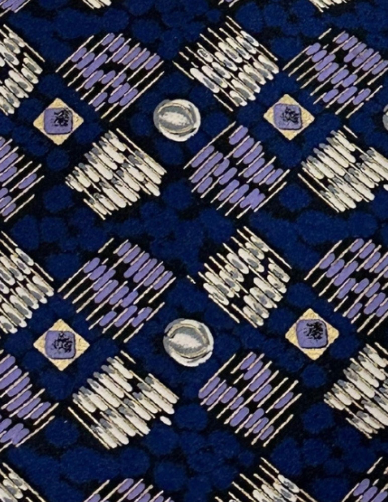 BRIONI, Men's Tie, Blue Purple, Off White, Floral, Handmade, Silk: Brand: Brioni, Italy, Handmade Color: Blue/Purple/Off White (Color appearance/shade can vary due to lighting, monitors, etc.) Material: 100% Silk Width: 3 3/4 inch (9cm) Eligible for In-House Shipping