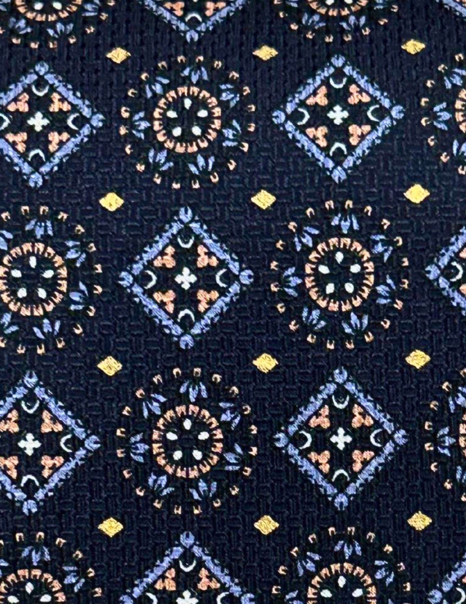 BRIONI, Men's Tie, Blue Black, Handmade, Silk: Brand: Brioni, Italy, Handmade Color: Blue Black (Color appearance/shade can vary due to lighting, monitors, etc.) Pattern: Geometric Material: 100% Silk Width: 3 3/4 inch (9cm) Eligible for In-House