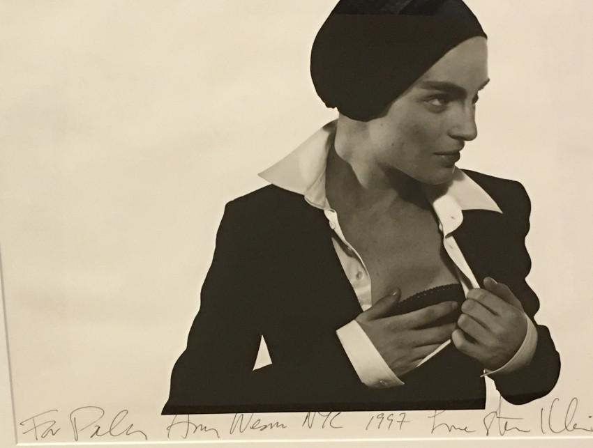 Steven Klein Fashion Photograph of AMY WESSON Inscribed: Steven KLEIN [PHOTOGRAPHER] Steven Klein Fashion Photograph of AMY WESSON Inscribed to Polly Melllen An important association linking a young fashion photographer to a woman at the height of her caree