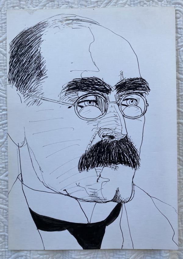 [J. SEWELL] [9 portraits incl Huston, Kipling & Hardy]: John SEWELL [9 portraits: including John Huston, Kipling and Hardy] Offered for sale by Adam Langlands of 'Shadowrock Rare Books' - for more information please contact him via email at adamlangl