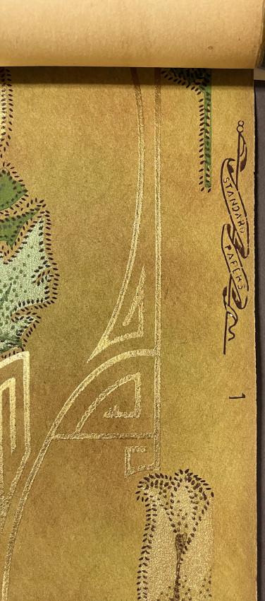 STANDARD PAPER (makers) Art Deco Wallpaper Roll 30ft (1 of 4)