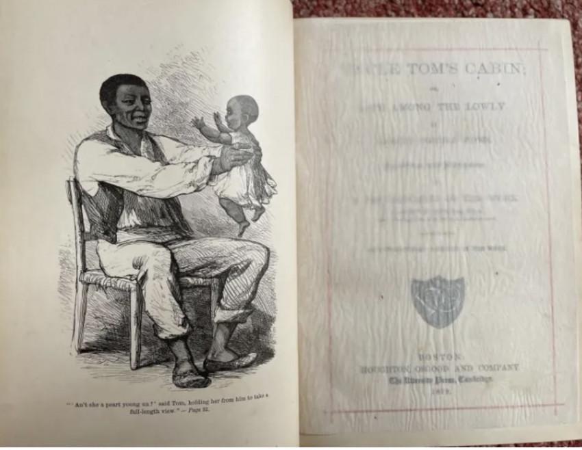 Uncle Tom's Cabin Illustrated all edges gilt: Harriet Beecher Stowe. Bibliography by George Bullen. Uncle Tom's Cabin; Or Life Among the Lowly. New Edition with Illustrations and A Bibliography of the Work by George Bullen Together with an Introd