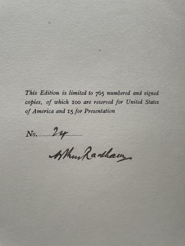 Arthur Rackham signed ltd ed, Poems of Childhood (1 of 9)