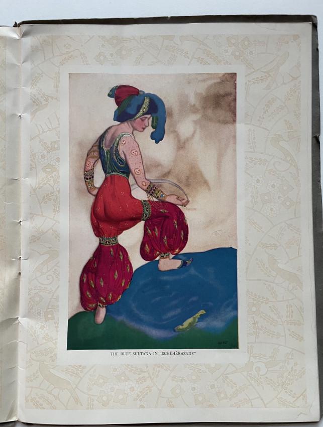 BAKST illustr. 1916 DIAGHILEV  Souvenir program (1 of 3)