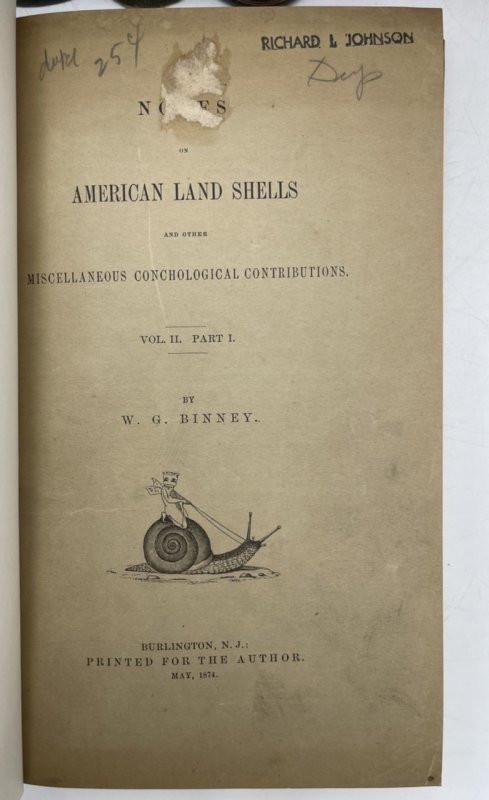 (NATURAL HISTORY) Science & Conchology Books (1 of 12)