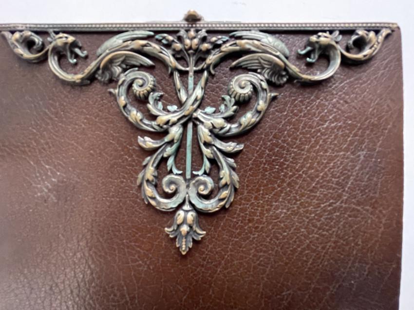 Fine Binding elaborated metal works, full leather (1 of 12)