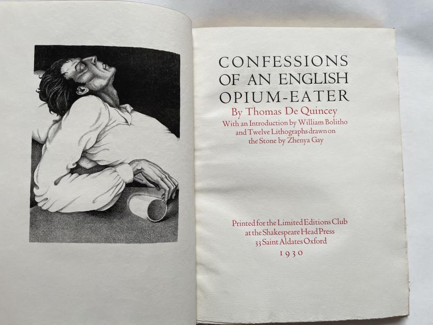 Confessions of an English Opium-Eater, Quincy (1 of 6)
