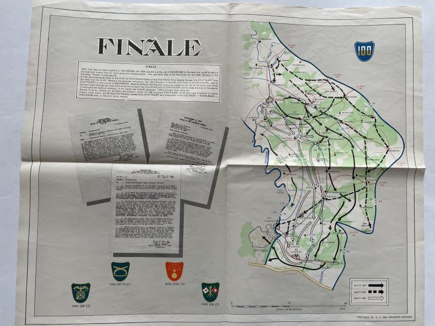 100th Infantry Operations in Germany WWII, MAPS (1 of 4)