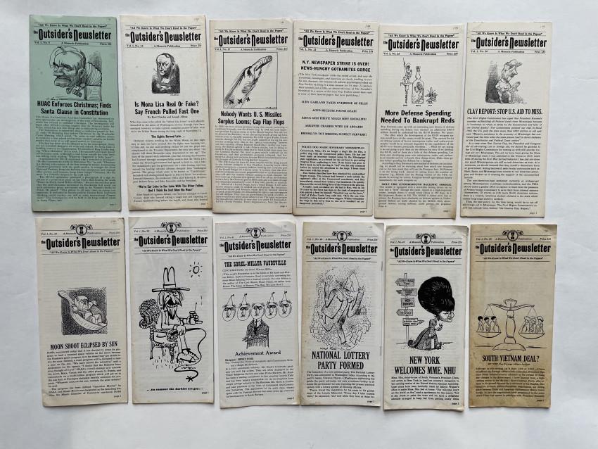 12 Monocle mailers, political pamphlets (1 of 9)