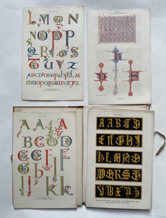 Mediaeval Ornamental Alphabets 26 plates: Bernard Quaritch Mediaeval Ornamental Alphabets and Numerals (26 loose plates)Bernard Quaritch Ltd. N.D. but circ