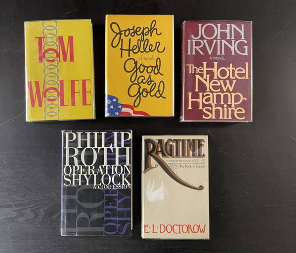 Signed Modern Fiction 5 Books Roth, Irving, Others