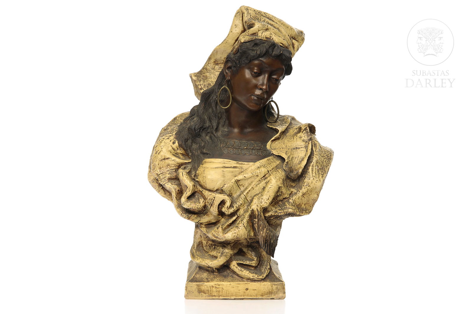 Friedrich Goldscheider "Young African Girl", 19th - 20th century (1 of 10)