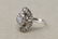 Ladies 925 Silver Modern Ring. - 2