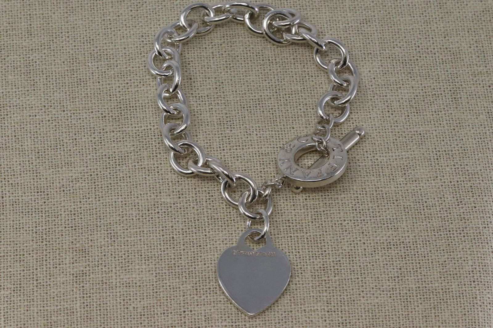 Tiffany & Co Sterling Silver Blank Heart Tag Toggle (1 of 6)