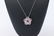 925 Silver Flower Necklace. - 4