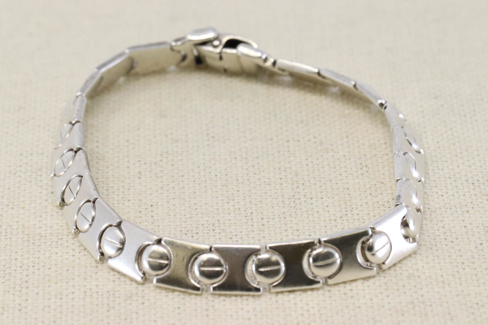 Mens 925 Silver Bracelet. (1 of 4)
