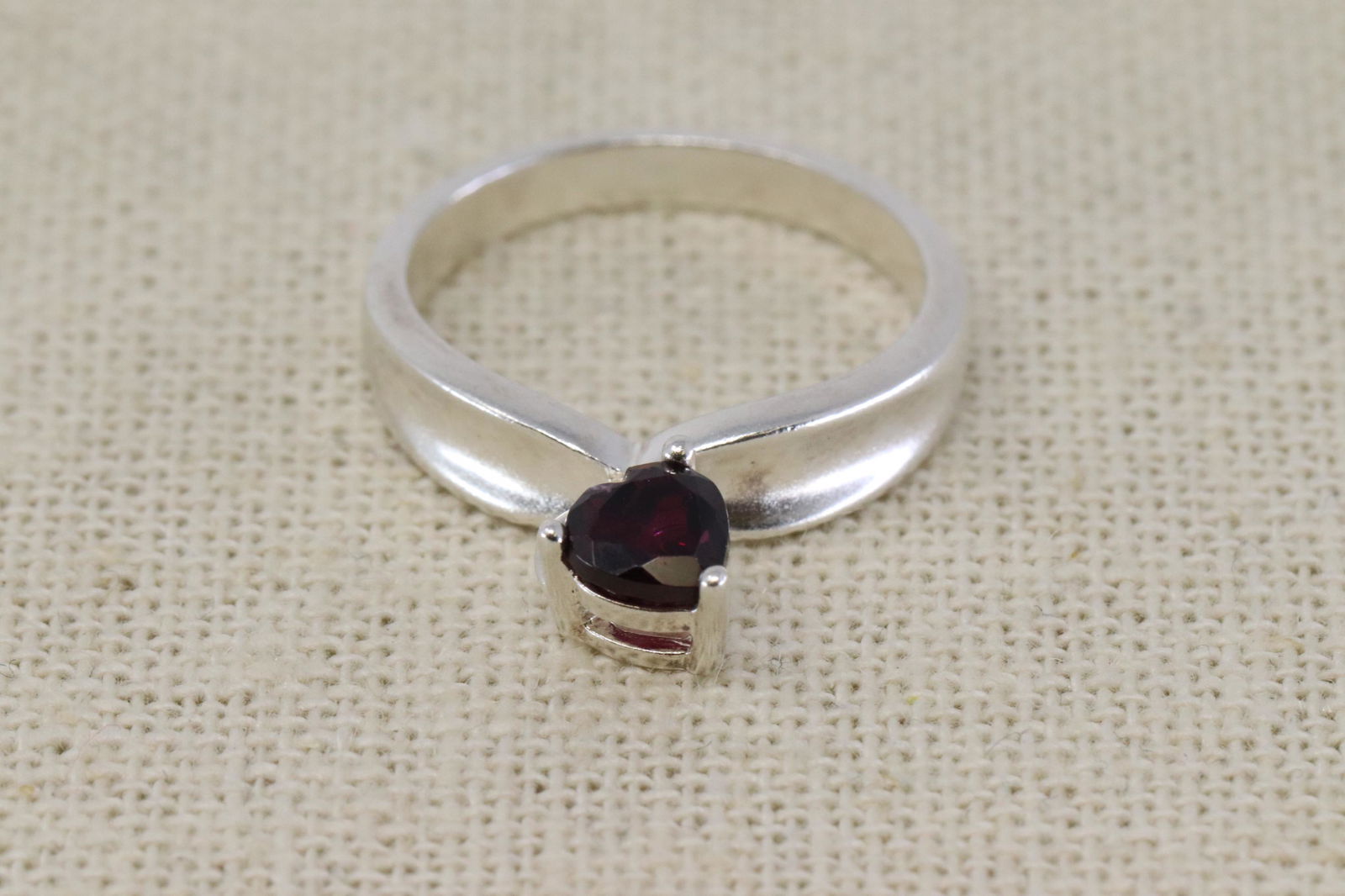 Heart Silver Ring (1 of 3)