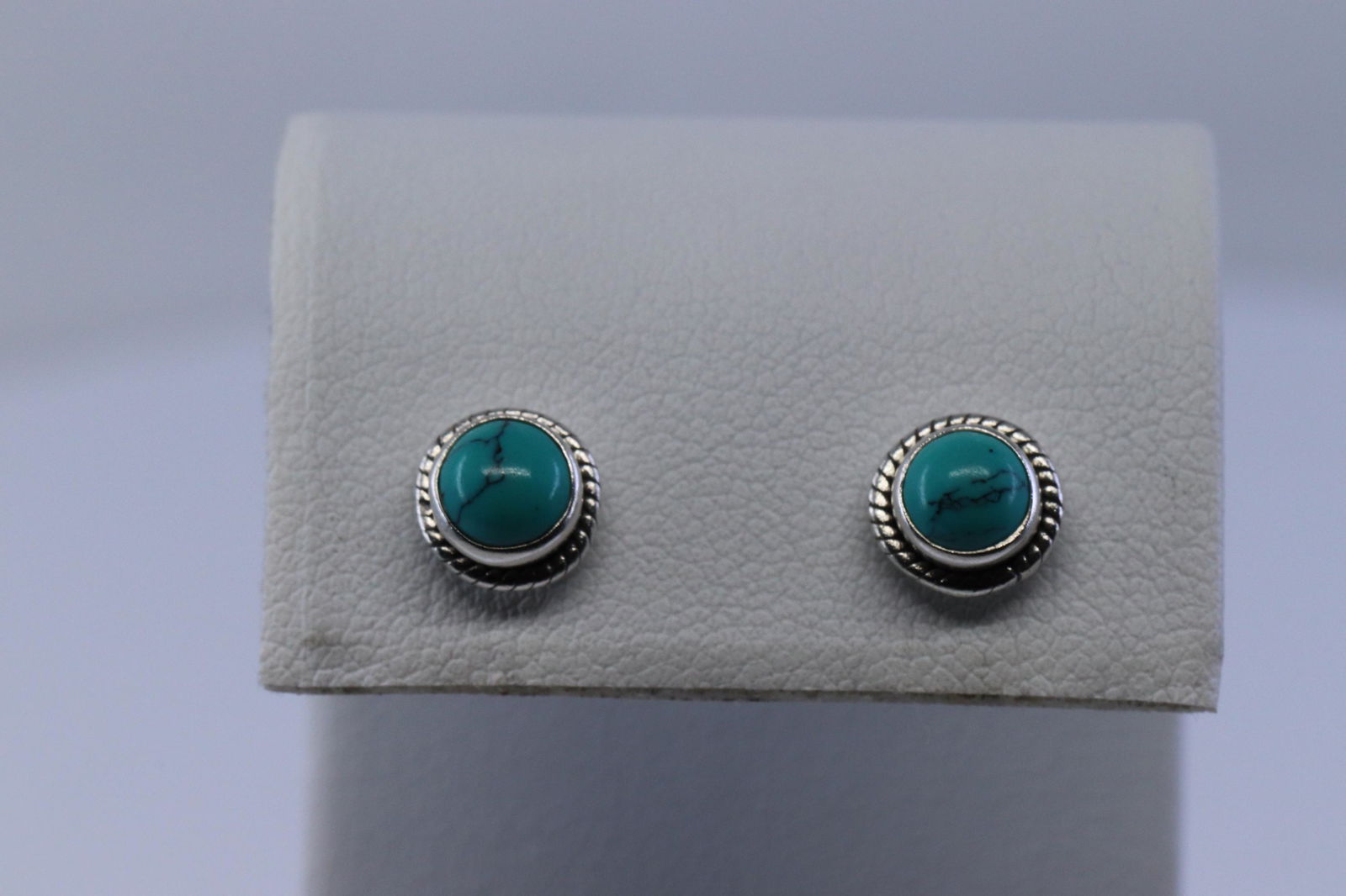 Ladies Turquoise Earrings studs (1 of 3)
