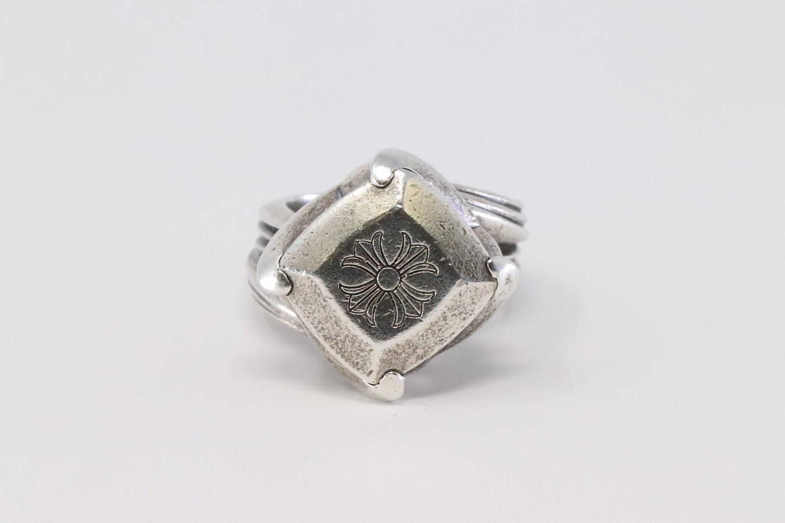 Chrome Hearts Sterling Silver Signet Ring (1 of 5)