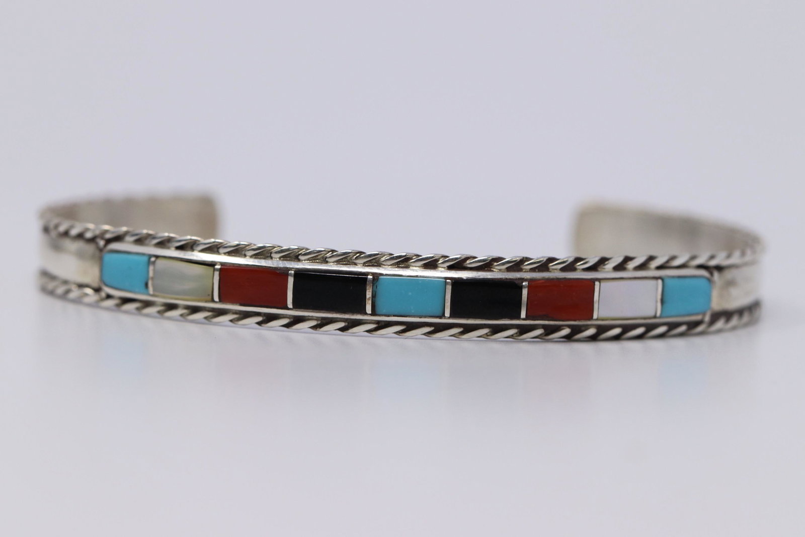 Native American Sterling Silver Zuni Handmade Multi (1 of 3)