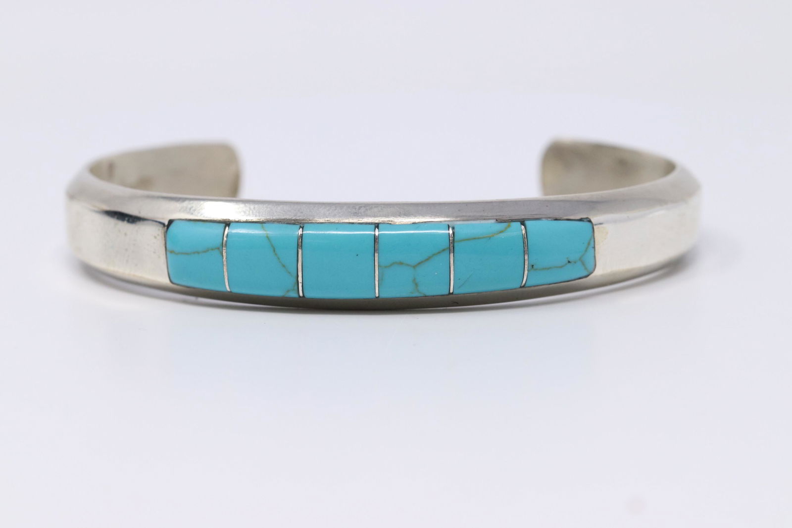 Navajo Handmade Martha Francisco Sterling Silver (1 of 4)